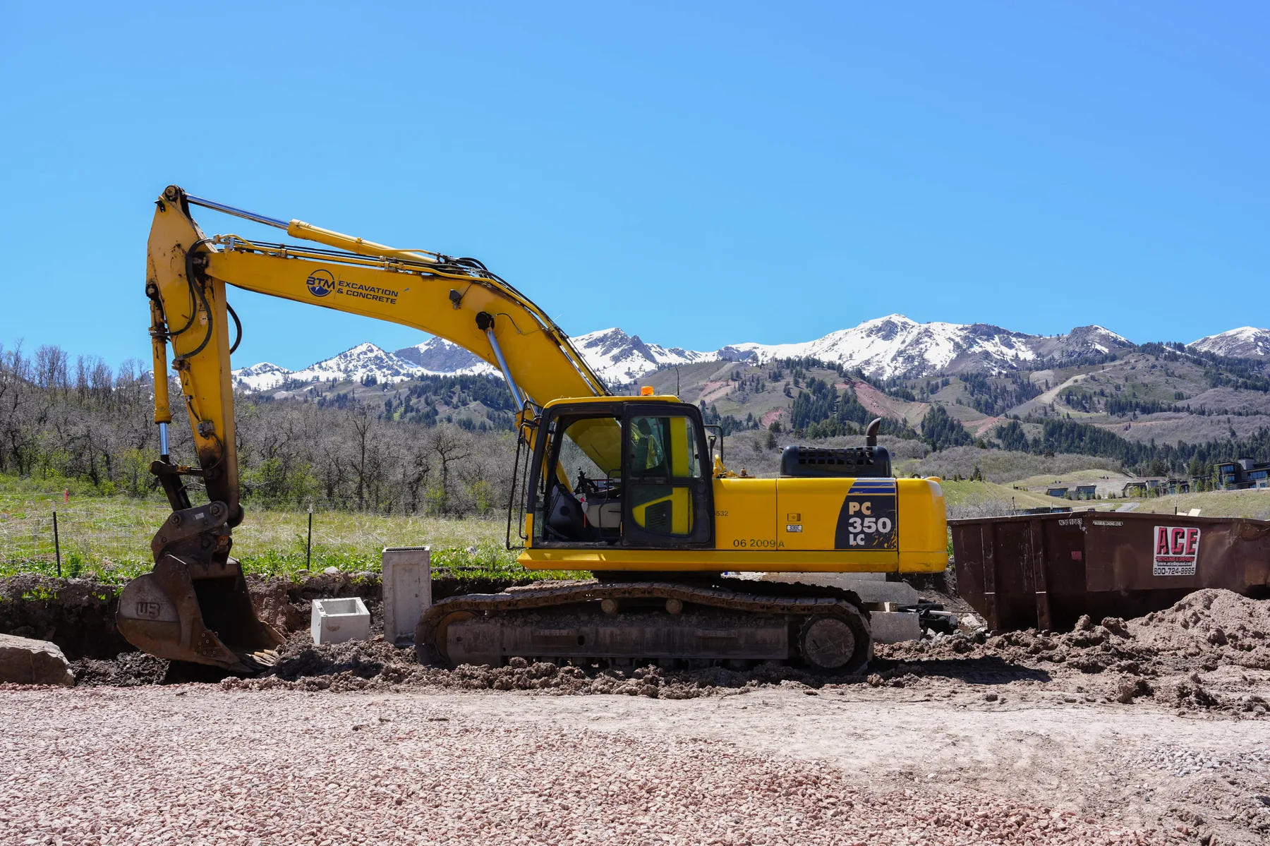 BTM excavation machine