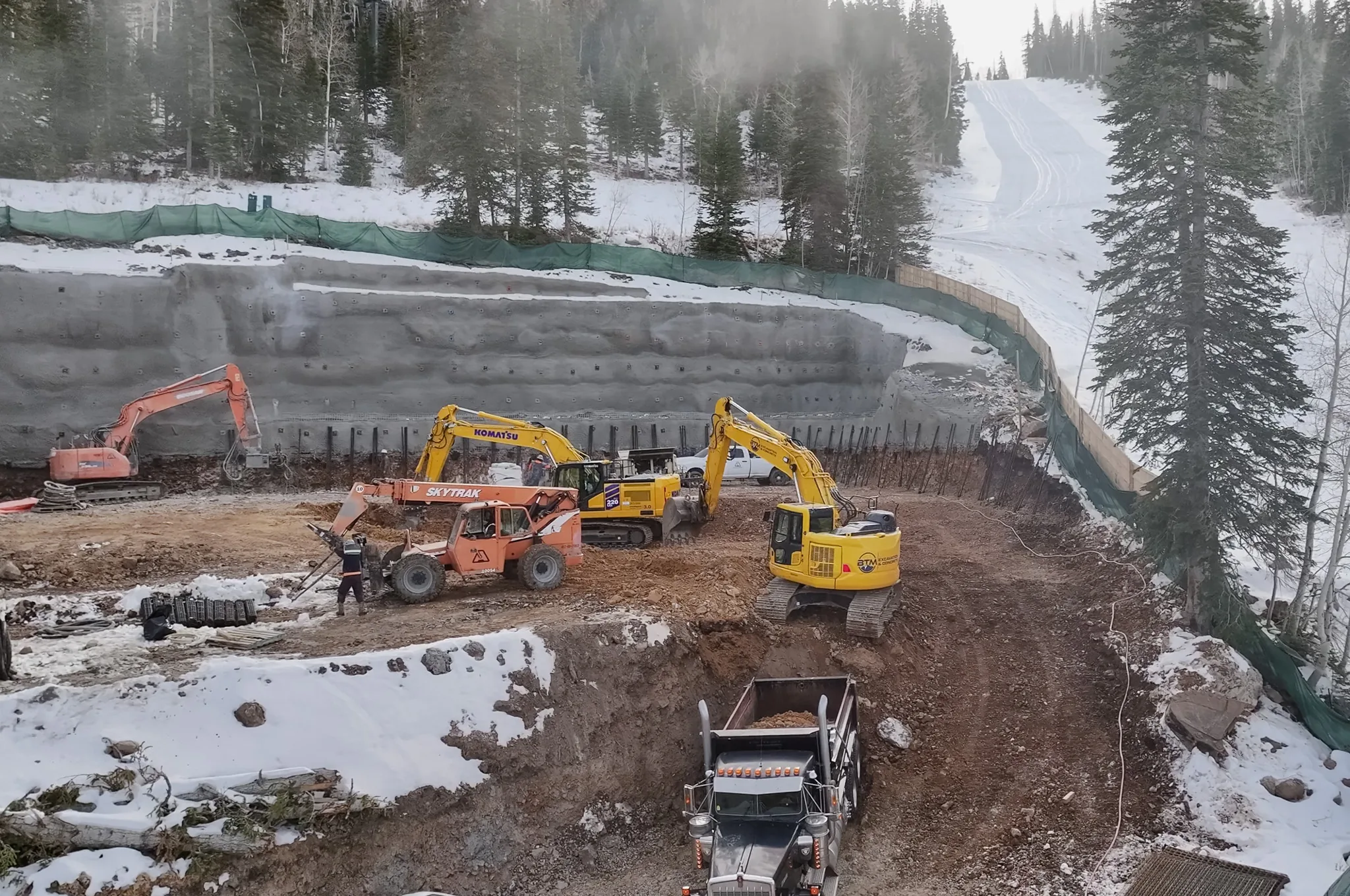 Concrete and site preparation work by BTM Development