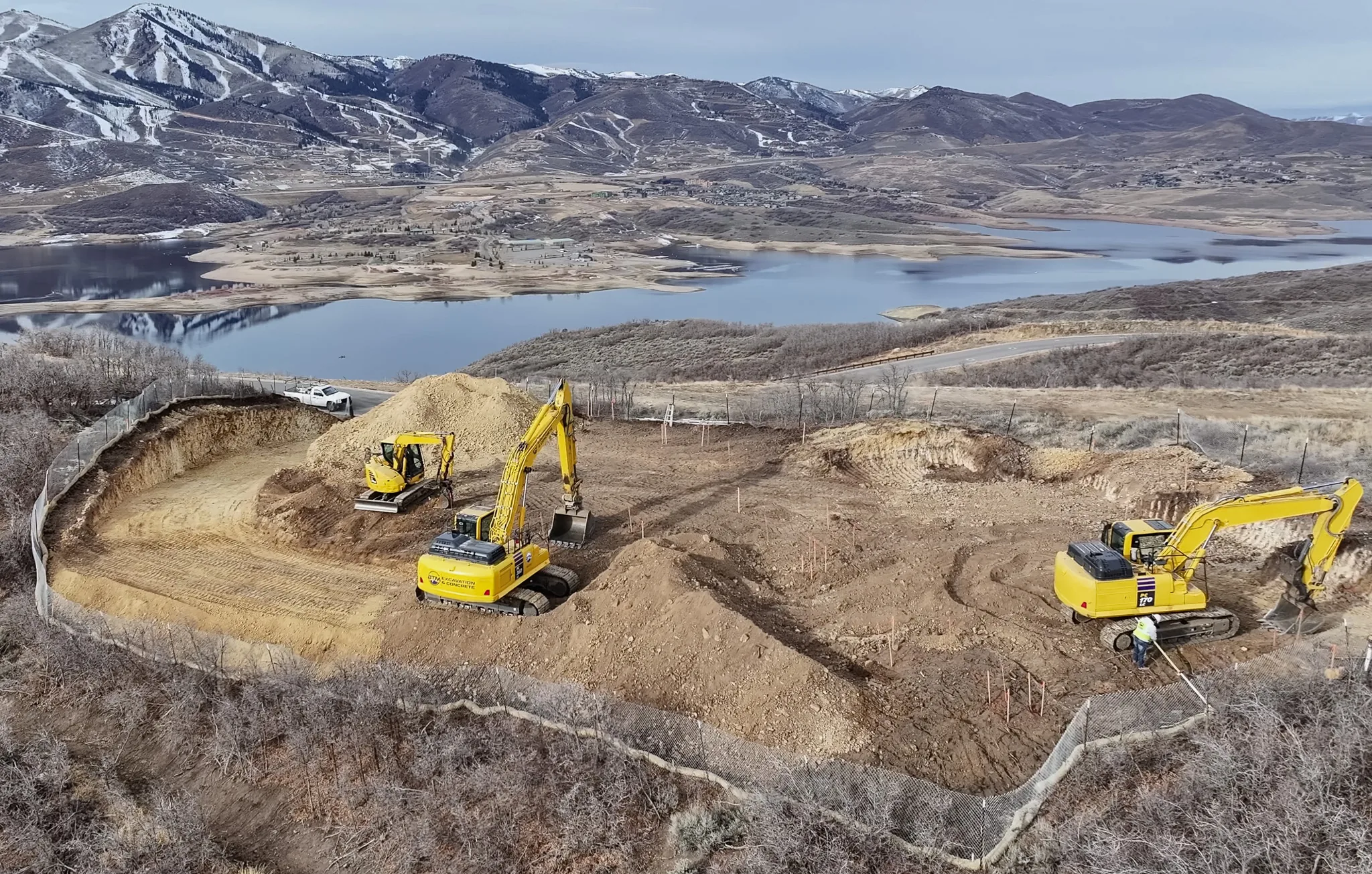 Park City + Wasatch Back construction sitework by BTM Development